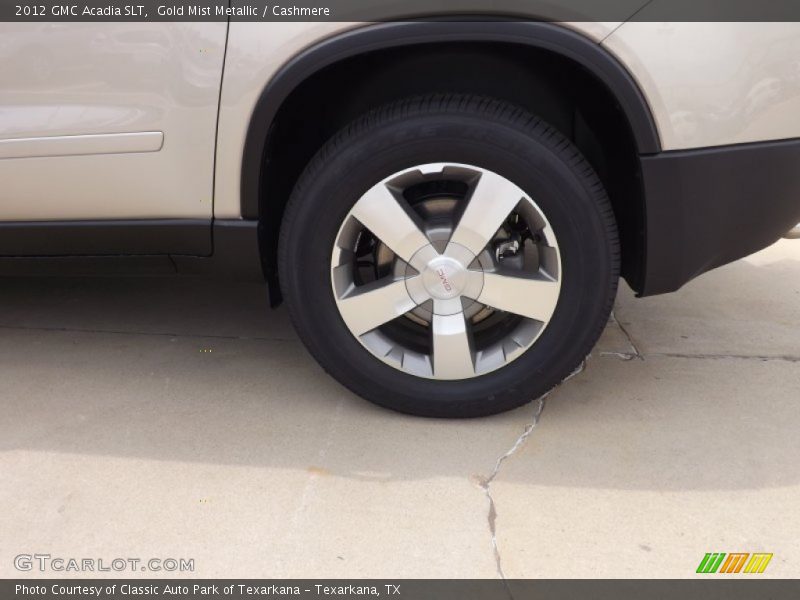 Gold Mist Metallic / Cashmere 2012 GMC Acadia SLT