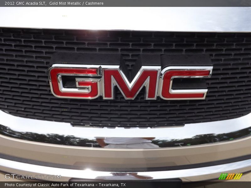 Gold Mist Metallic / Cashmere 2012 GMC Acadia SLT