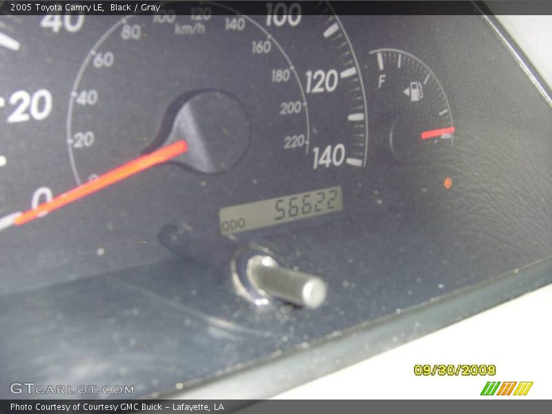 Black / Gray 2005 Toyota Camry LE