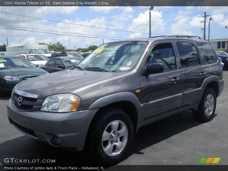 Dark Shadow Gray Metallic / Gray 2002 Mazda Tribute LX V6