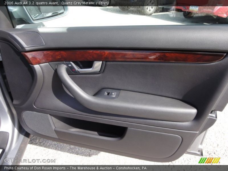 Quartz Gray Metallic / Ebony 2006 Audi A4 3.2 quattro Avant