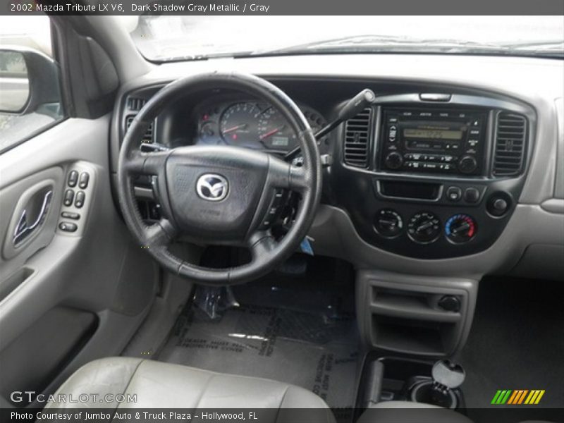 Dark Shadow Gray Metallic / Gray 2002 Mazda Tribute LX V6