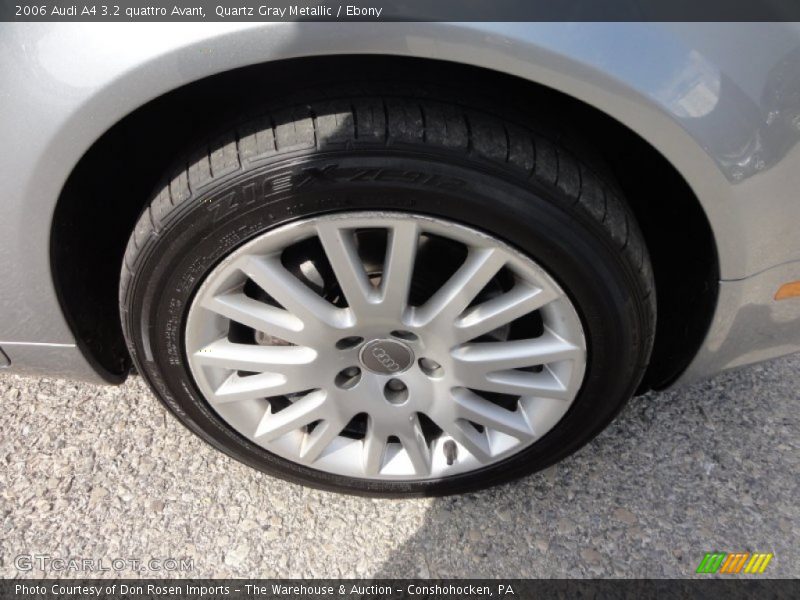 Quartz Gray Metallic / Ebony 2006 Audi A4 3.2 quattro Avant