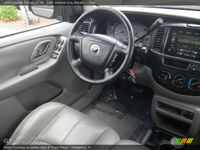 Dark Shadow Gray Metallic / Gray 2002 Mazda Tribute LX V6