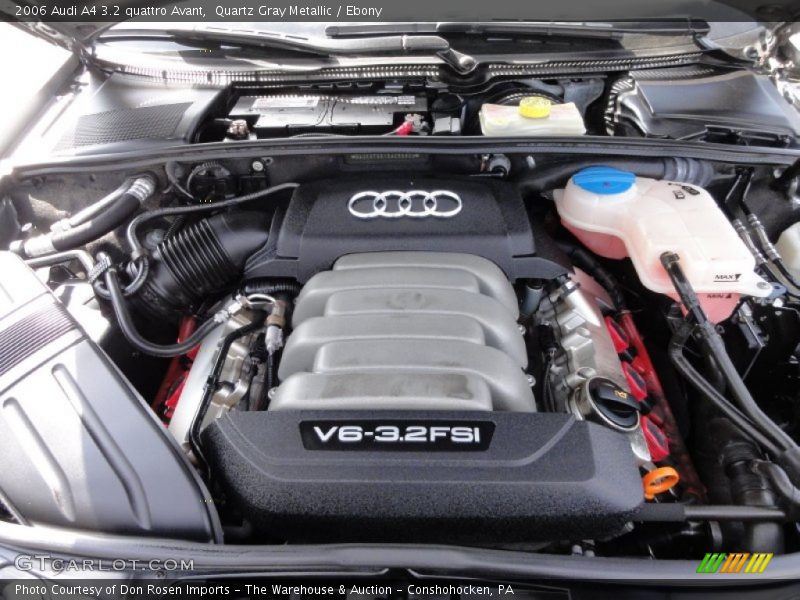  2006 A4 3.2 quattro Avant Engine - 3.2 Liter FSI DOHC 24-Valve VVT V6