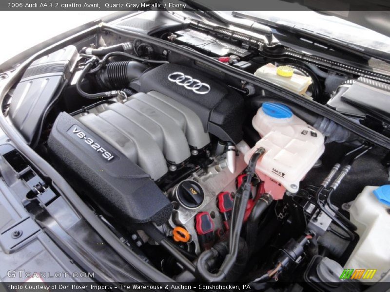  2006 A4 3.2 quattro Avant Engine - 3.2 Liter FSI DOHC 24-Valve VVT V6