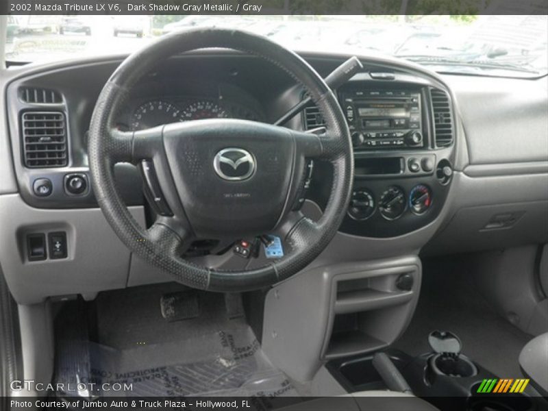 Dark Shadow Gray Metallic / Gray 2002 Mazda Tribute LX V6