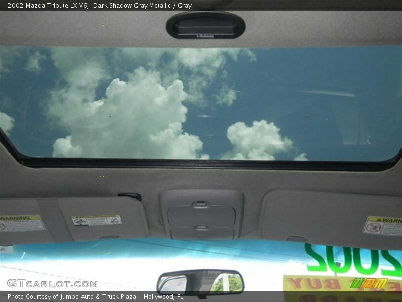 Dark Shadow Gray Metallic / Gray 2002 Mazda Tribute LX V6