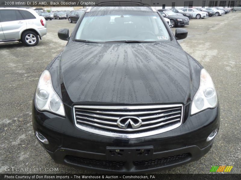 Black Obsidian / Graphite 2008 Infiniti EX 35 AWD