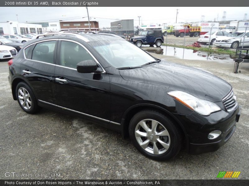 Black Obsidian / Graphite 2008 Infiniti EX 35 AWD