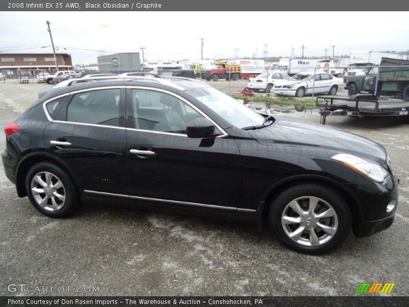 Black Obsidian / Graphite 2008 Infiniti EX 35 AWD