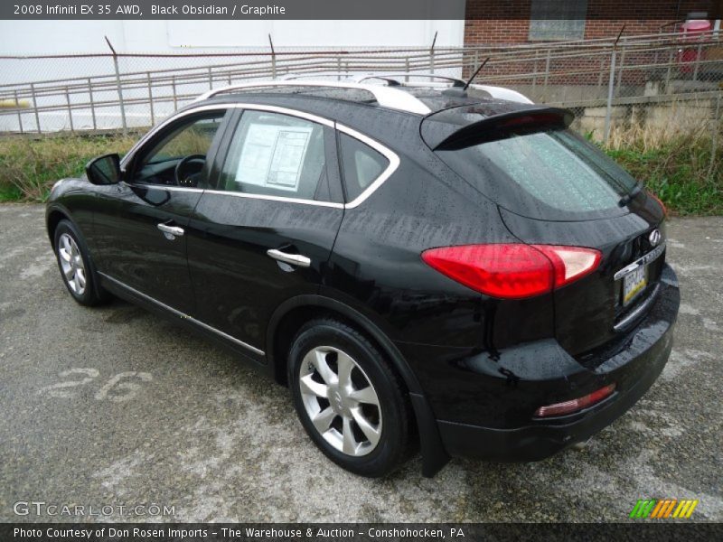 Black Obsidian / Graphite 2008 Infiniti EX 35 AWD