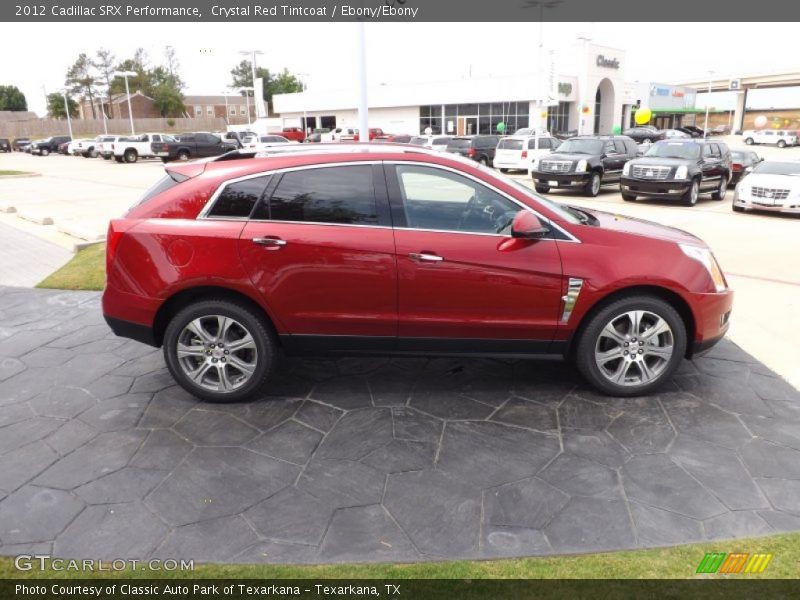 Crystal Red Tintcoat / Ebony/Ebony 2012 Cadillac SRX Performance