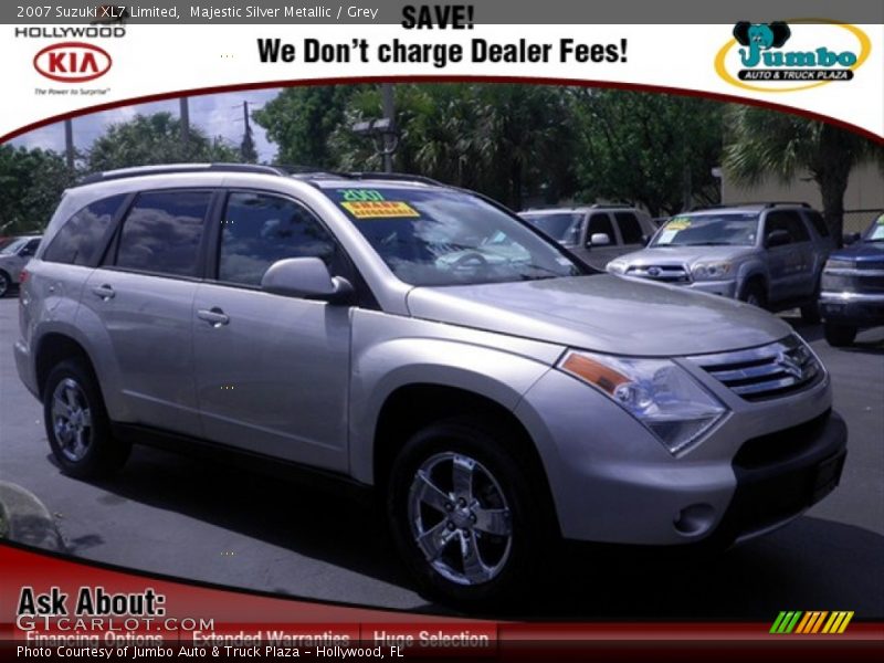 Majestic Silver Metallic / Grey 2007 Suzuki XL7 Limited