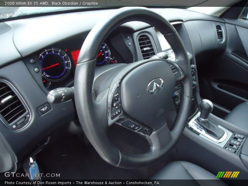 Black Obsidian / Graphite 2008 Infiniti EX 35 AWD