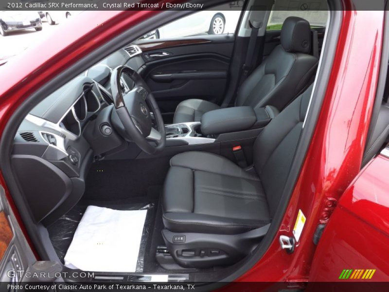 Crystal Red Tintcoat / Ebony/Ebony 2012 Cadillac SRX Performance