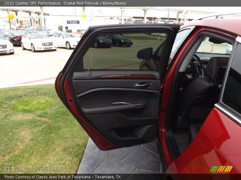 Crystal Red Tintcoat / Ebony/Ebony 2012 Cadillac SRX Performance