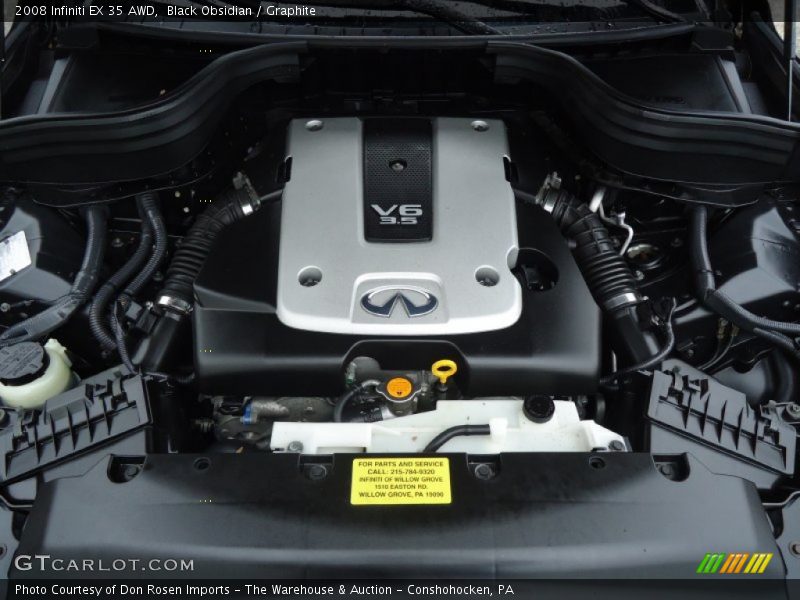 Black Obsidian / Graphite 2008 Infiniti EX 35 AWD