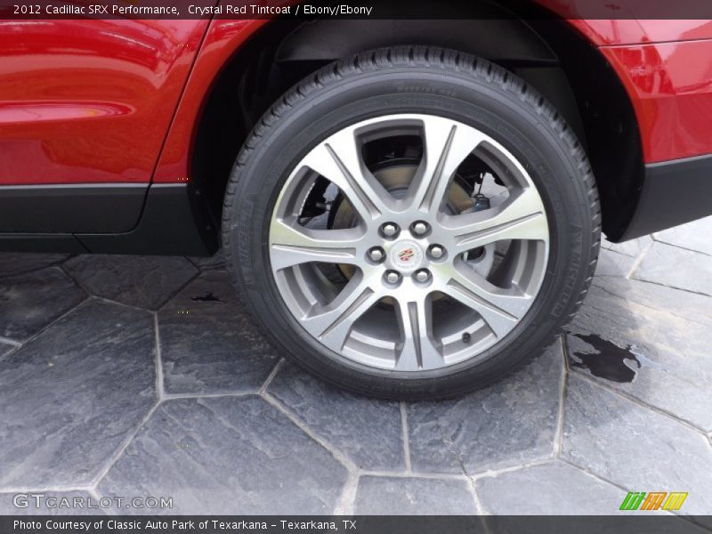 Crystal Red Tintcoat / Ebony/Ebony 2012 Cadillac SRX Performance
