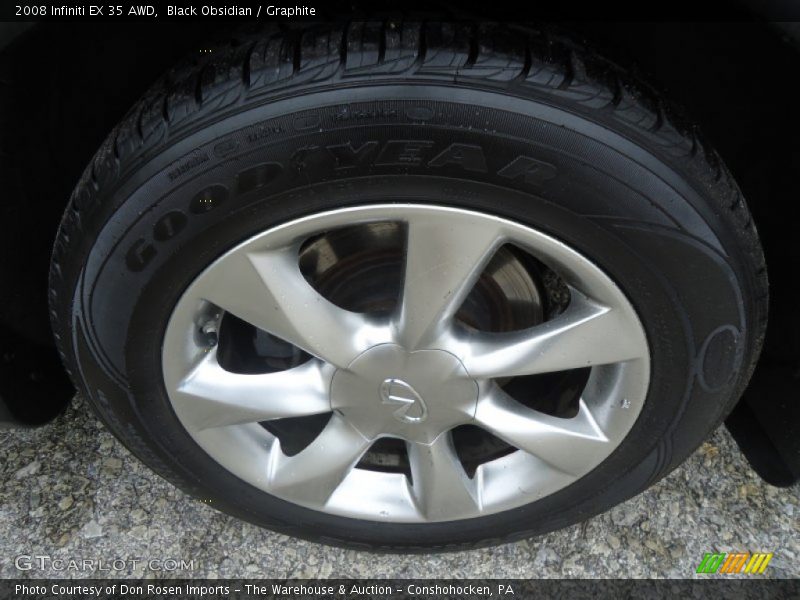 Black Obsidian / Graphite 2008 Infiniti EX 35 AWD