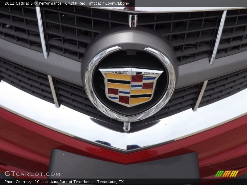 Crystal Red Tintcoat / Ebony/Ebony 2012 Cadillac SRX Performance