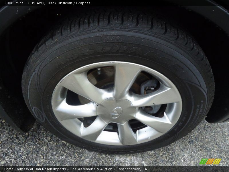 Black Obsidian / Graphite 2008 Infiniti EX 35 AWD