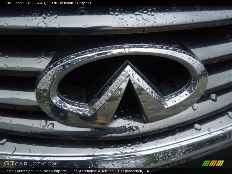 Black Obsidian / Graphite 2008 Infiniti EX 35 AWD