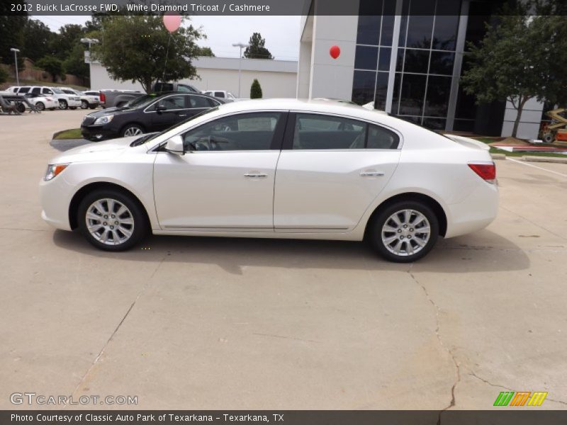 White Diamond Tricoat / Cashmere 2012 Buick LaCrosse FWD