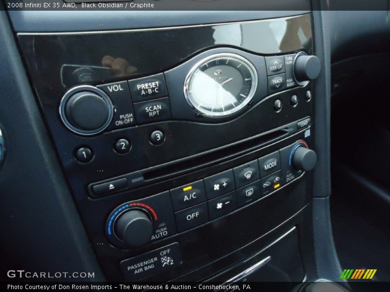 Black Obsidian / Graphite 2008 Infiniti EX 35 AWD