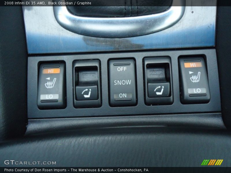 Black Obsidian / Graphite 2008 Infiniti EX 35 AWD
