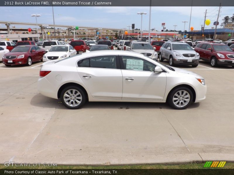 White Diamond Tricoat / Cashmere 2012 Buick LaCrosse FWD