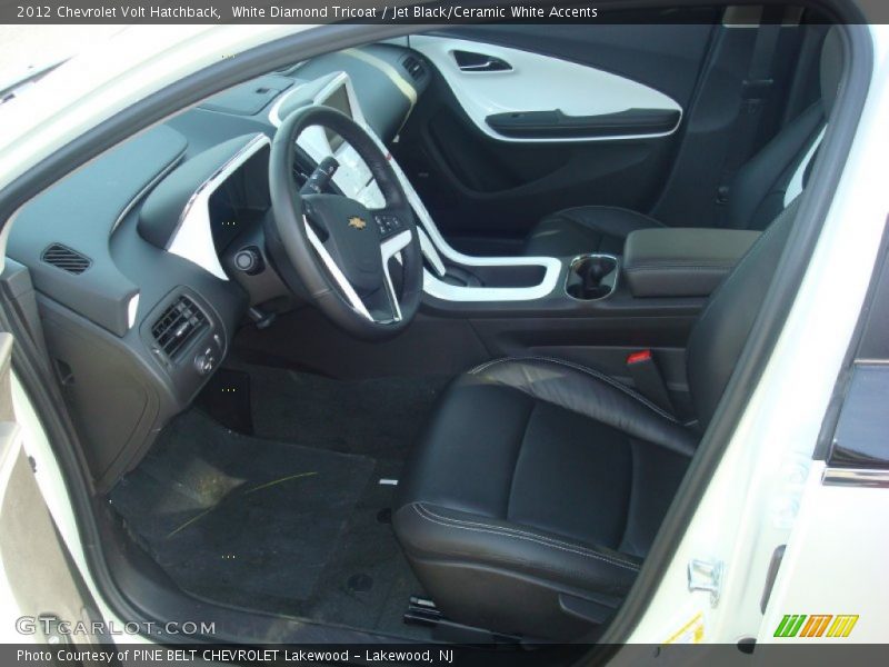 White Diamond Tricoat / Jet Black/Ceramic White Accents 2012 Chevrolet Volt Hatchback