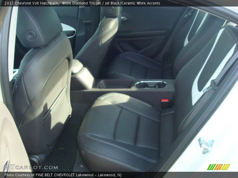 White Diamond Tricoat / Jet Black/Ceramic White Accents 2012 Chevrolet Volt Hatchback