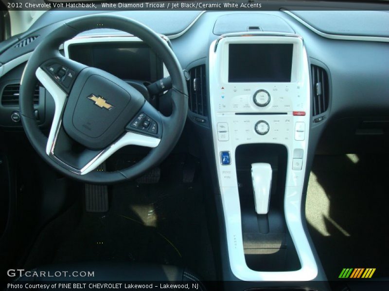 White Diamond Tricoat / Jet Black/Ceramic White Accents 2012 Chevrolet Volt Hatchback