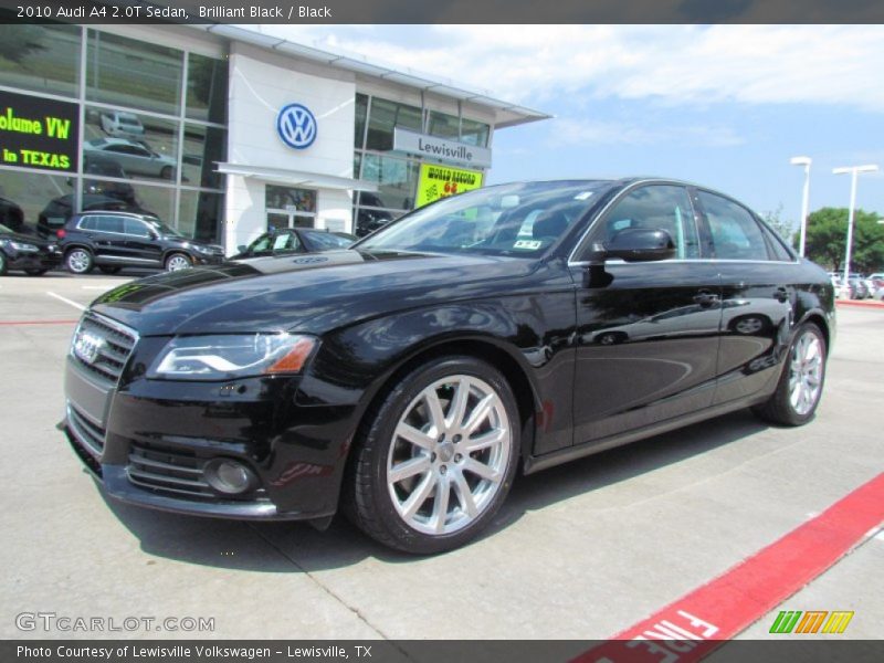 Brilliant Black / Black 2010 Audi A4 2.0T Sedan