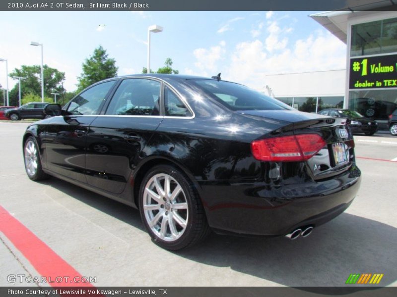 Brilliant Black / Black 2010 Audi A4 2.0T Sedan