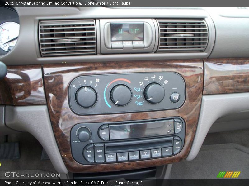 Stone White / Light Taupe 2005 Chrysler Sebring Limited Convertible
