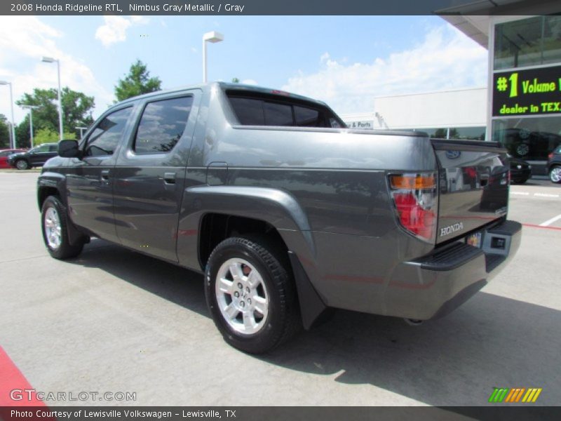 Nimbus Gray Metallic / Gray 2008 Honda Ridgeline RTL
