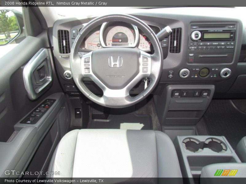 Nimbus Gray Metallic / Gray 2008 Honda Ridgeline RTL