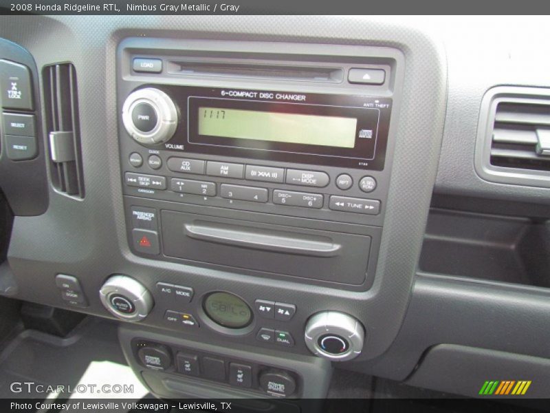 Nimbus Gray Metallic / Gray 2008 Honda Ridgeline RTL