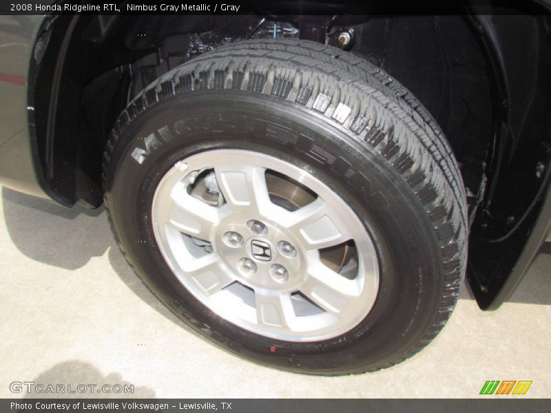 Nimbus Gray Metallic / Gray 2008 Honda Ridgeline RTL