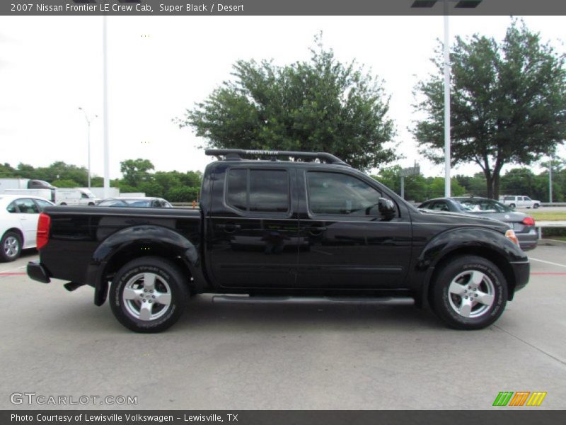 Super Black / Desert 2007 Nissan Frontier LE Crew Cab