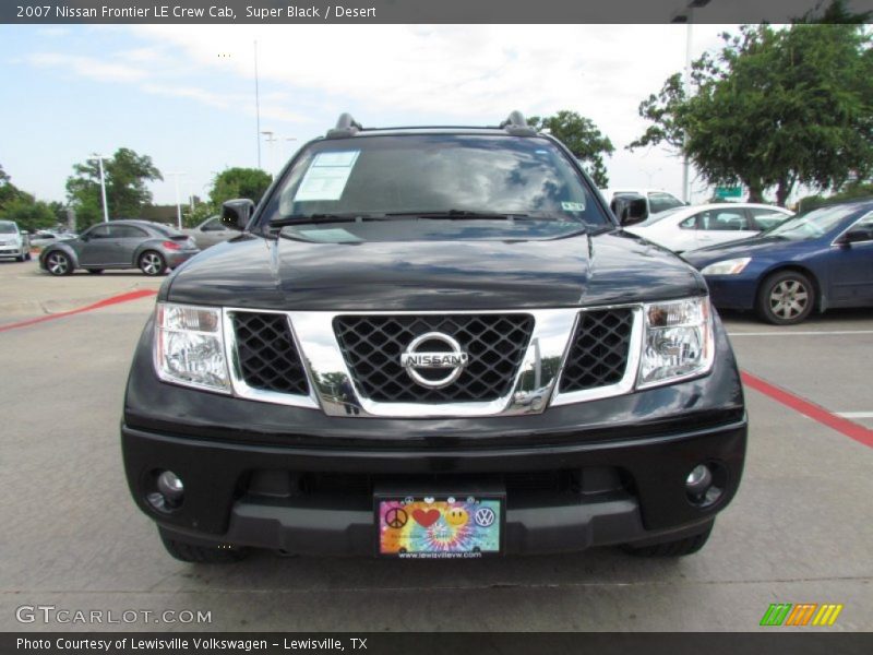 Super Black / Desert 2007 Nissan Frontier LE Crew Cab