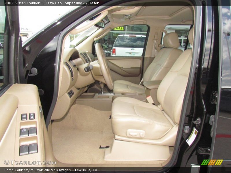 Super Black / Desert 2007 Nissan Frontier LE Crew Cab