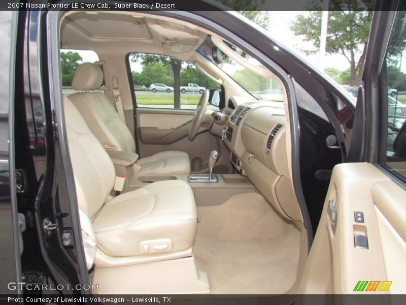 Super Black / Desert 2007 Nissan Frontier LE Crew Cab