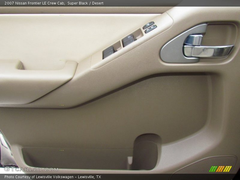 Super Black / Desert 2007 Nissan Frontier LE Crew Cab