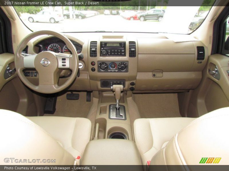 Super Black / Desert 2007 Nissan Frontier LE Crew Cab