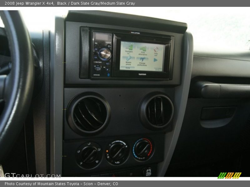 Black / Dark Slate Gray/Medium Slate Gray 2008 Jeep Wrangler X 4x4