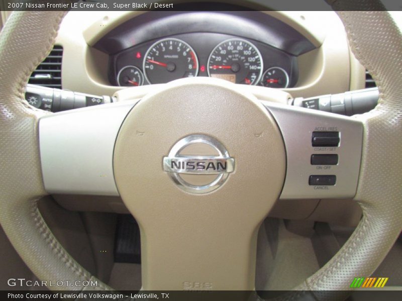 Super Black / Desert 2007 Nissan Frontier LE Crew Cab