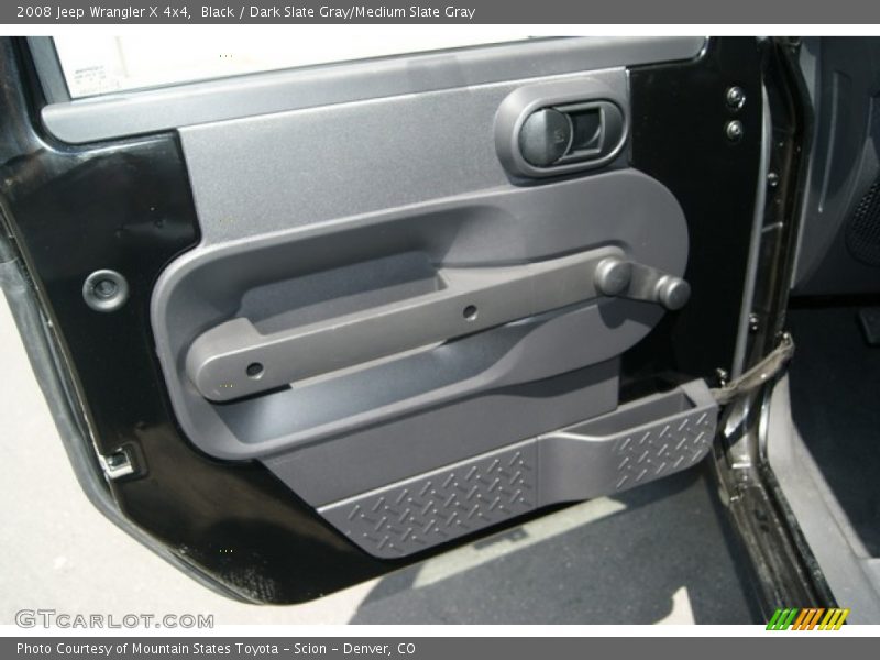 Black / Dark Slate Gray/Medium Slate Gray 2008 Jeep Wrangler X 4x4